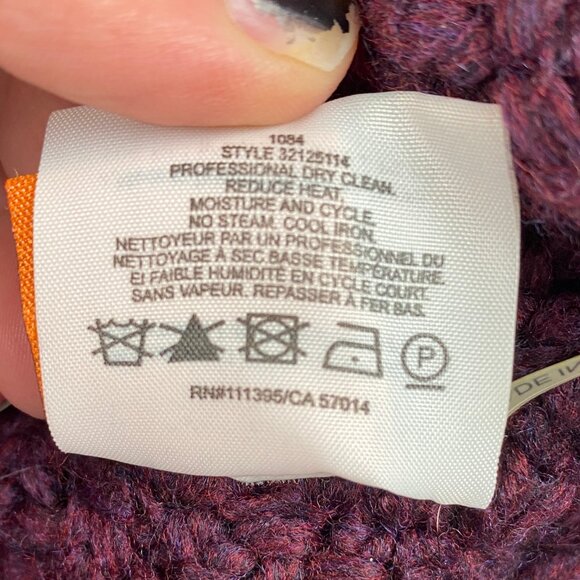 Tory Burch Wool Blend Chunky Knit Infinity Scarf - Picture 11 of 11